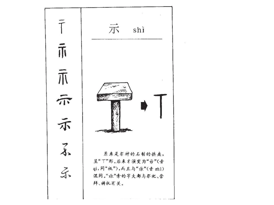 北师大版小学书法练习指导5上-《第3课 示字旁》PPT课件.ppt_第2页