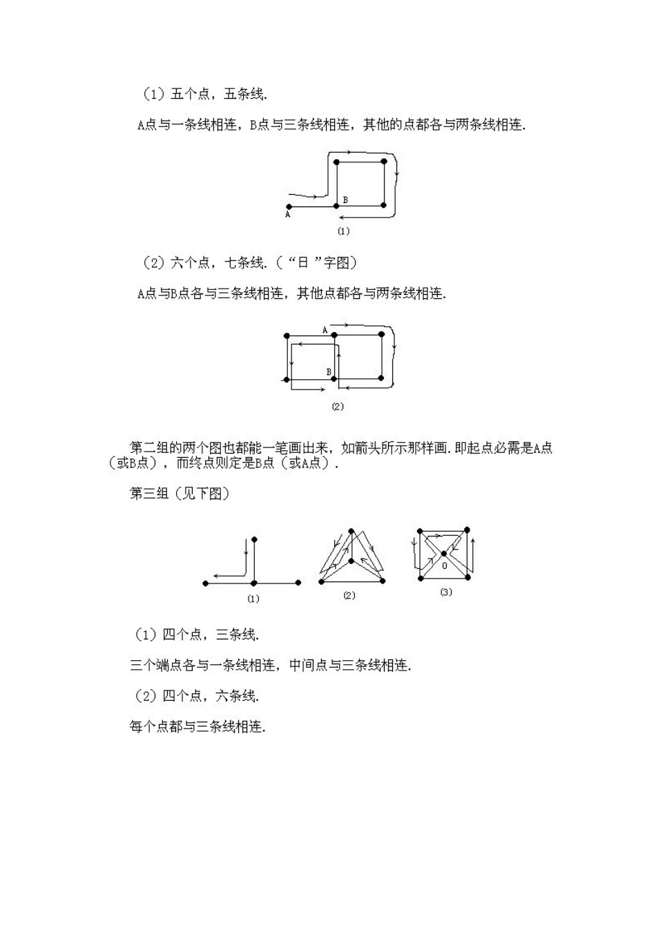 小学二年级下册数学奥数知识点讲解第5课《一笔画问题》试题附答案.doc_第3页