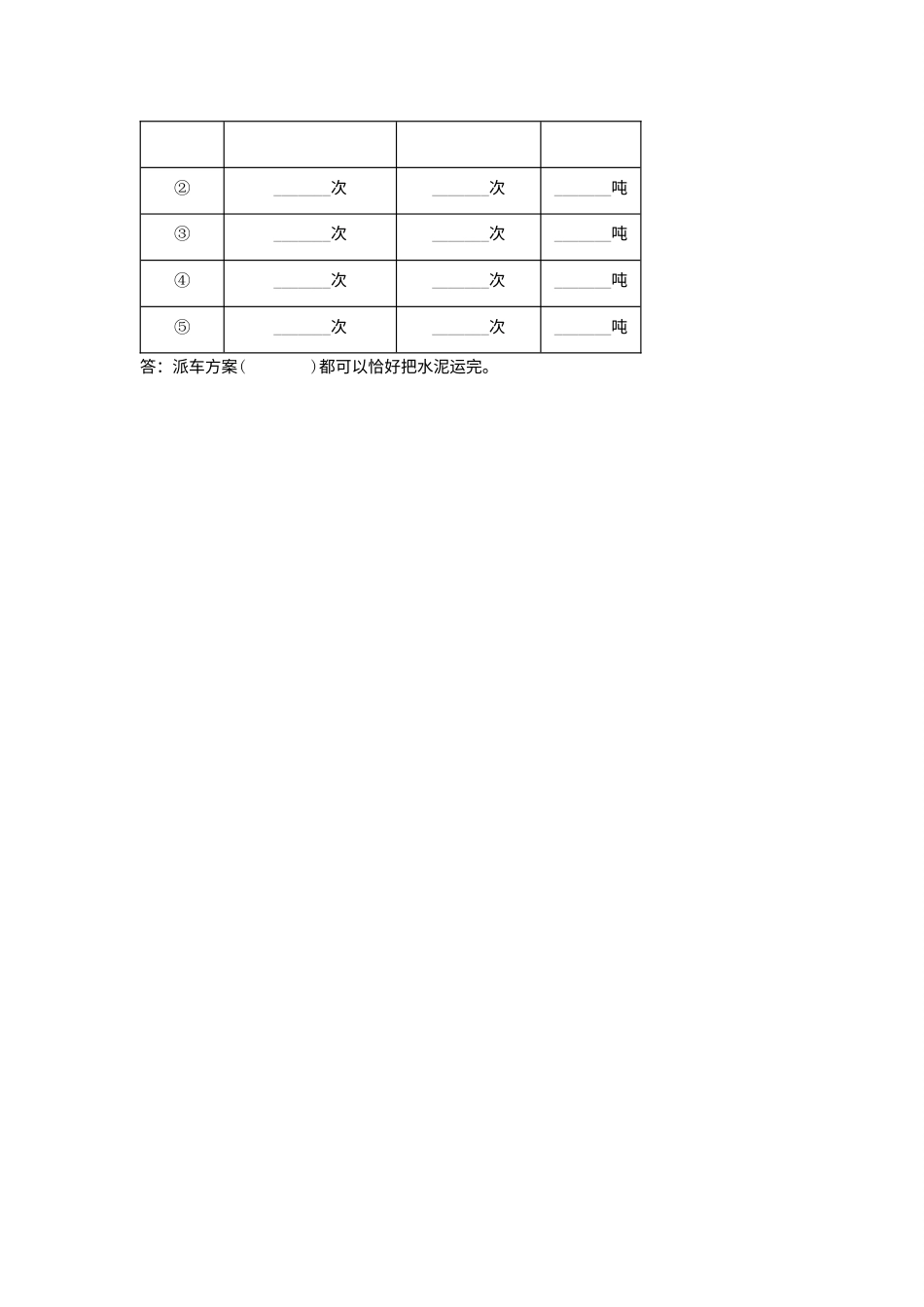 【分层作业】3.3 吨的认识（同步练习） 三年级上册数学同步课时练 （人教版，含答案）.docx_第3页