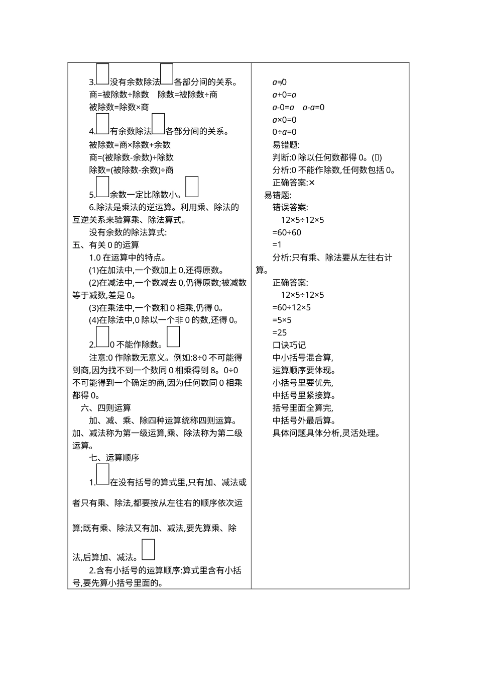 四年级下册数学期末复习卷1.四则运算.docx_第2页